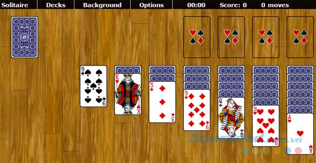 Quy tắc trong cách chơi bài solitaire