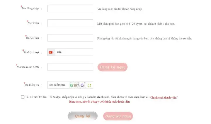 đăng ký nhà cái Rik88